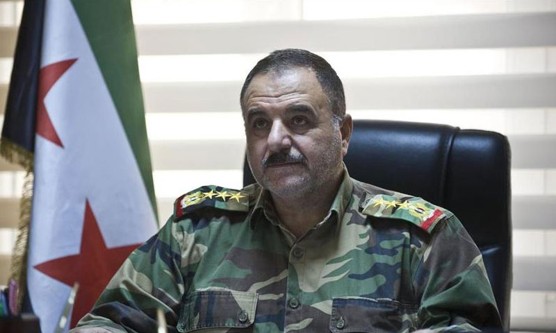 العميد الركن أحمد بري- رئيس أركان "الجيش الحر" (الأناضول)