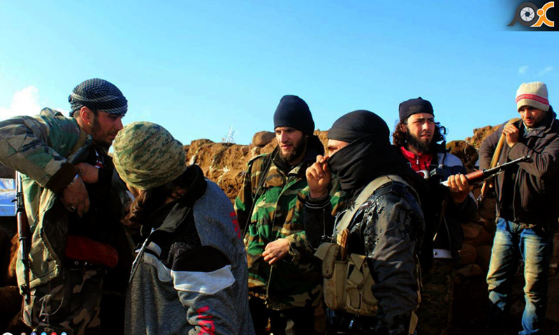 مقاتلين من جيش الإسلام على جبهة حوش نصري_10 شباط_(جيش الإسلام)