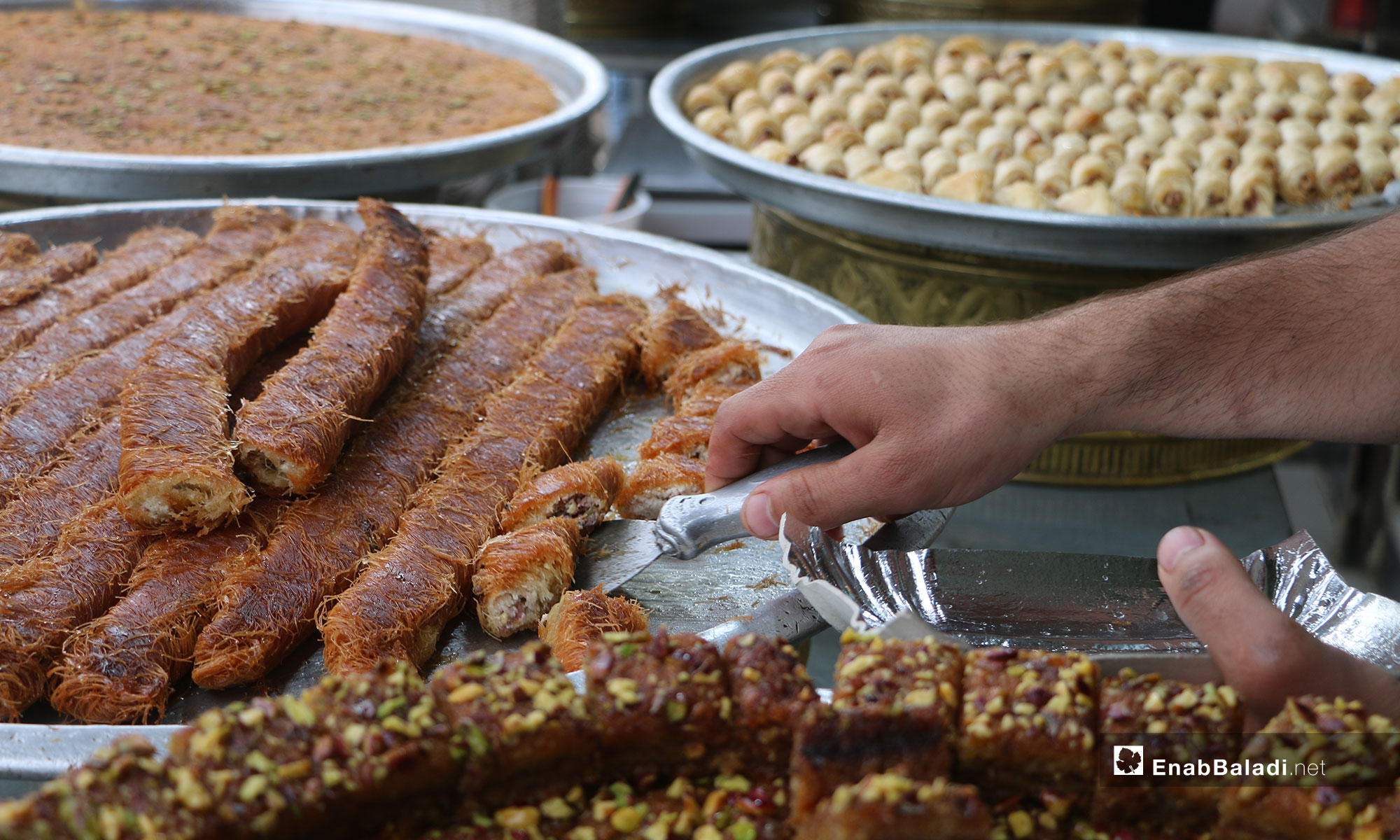 أسواق مارع في أول أيام رمضان بريف حلب الشمالي - 7 من آيار 2019 (عنب بلدي)