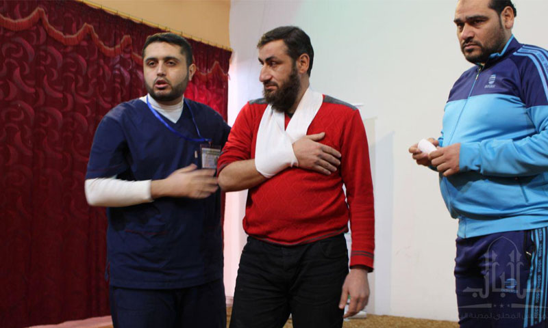 دورة الطب الرياضي الفيزيائي في مدينة الباب -7 من كانون الأول 2019 (حساب المجلس المحلي على تلجرام)