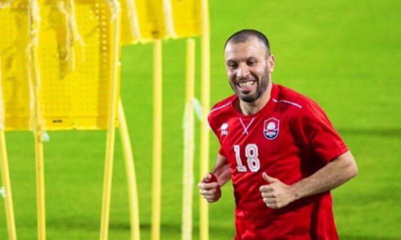جهاد الحسين بقميص نادي الرائد السعودي 2020 (goal)