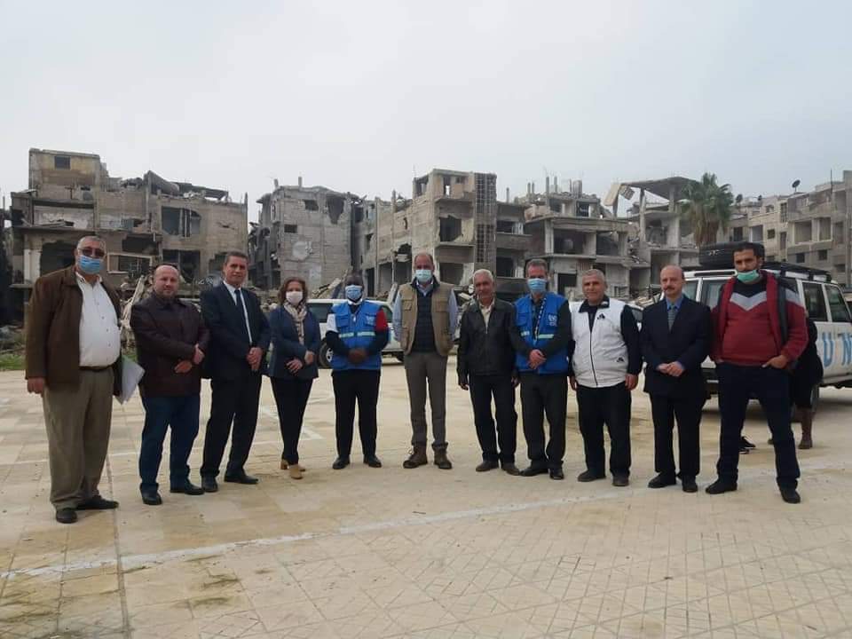 UN delegation visits Yarmouk camp and promises to offer necessary support for residents’ return UN delegation visits Yarmouk camp and promises to offer necessary support for residents’ return